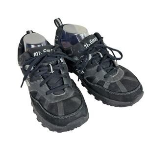 Apis Mt Emey 3310 Black Silver Lace Up Hiking Athletic Shoes Women's Size 9